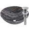 Novatto Lunar Marble Vessel Sink and Brushed Nickel Umbrella Drain NOSV-LMBN - alternate 1